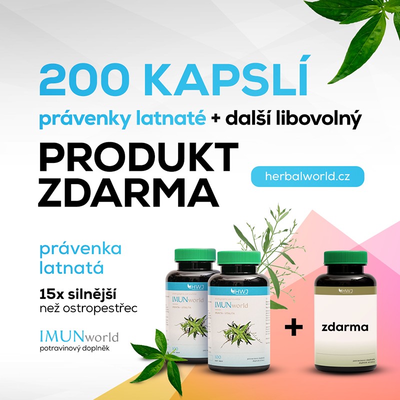 IMUNmix - 200 kapslí IMUNworld + 1 libovolný produkt zdarma