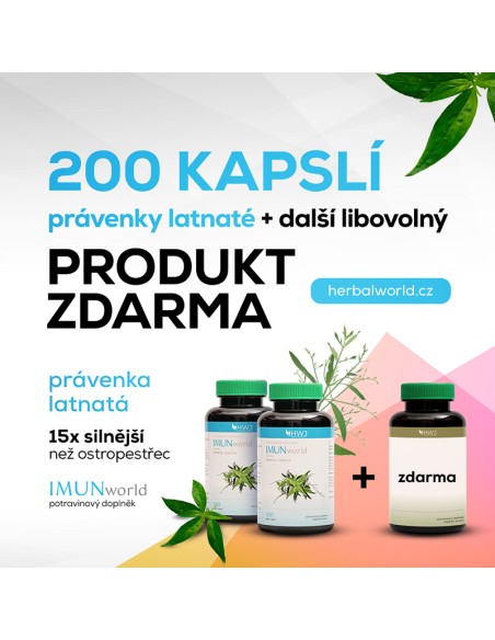 IMUNmix - 200 kapslí IMUNworld + 1 libovolný produkt zdarma