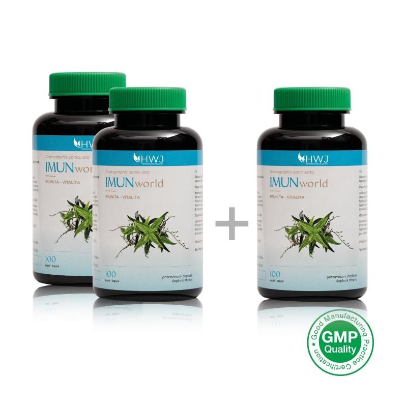 Měsíční kúra IMUNworld 2 + 1 zdarma, Právenka latnatá je 15x silnější než ostropestřec.