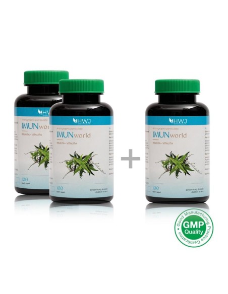 Měsíční kúra IMUNworld 2 + 1 zdarma, Právenka latnatá je 15x silnější než ostropestřec.