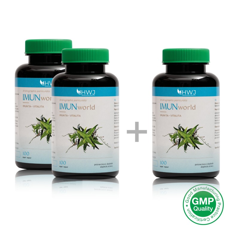 IMUNworld - měsíční kúra - 2 (+1 zdarma)