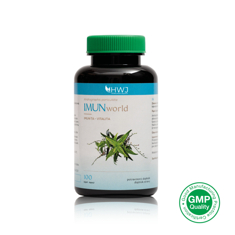 100 kapslí IMUNworld (Právenka latnatá)