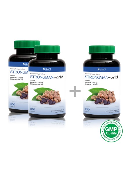 STRONGMANworld - měsíční kúra - 2 (+1 zdarma)