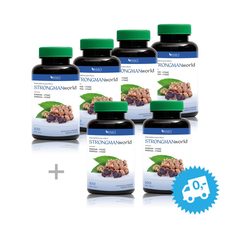 STRONGMANworld - MAXI balení - 4 (+2 a doprava zdarma