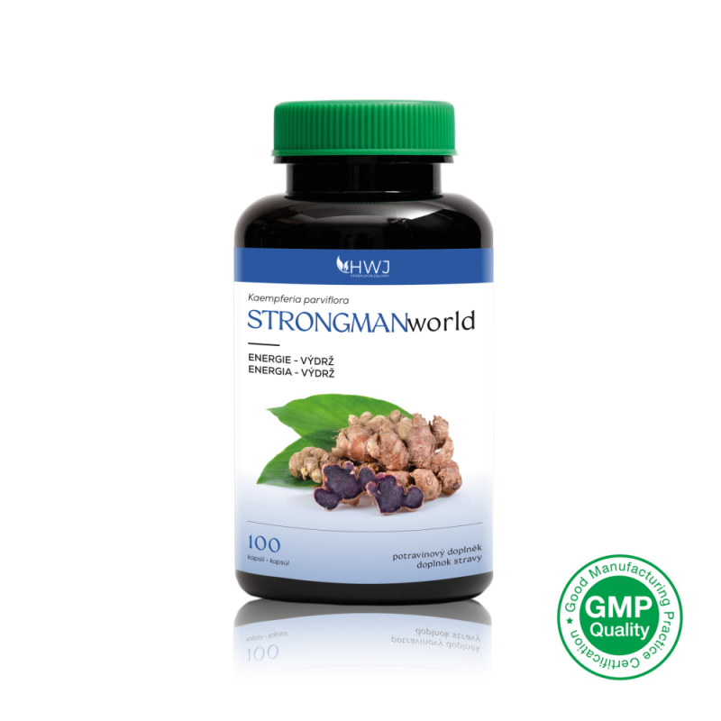 100 kapslí STRONGMANworld (Zázvor černý)
