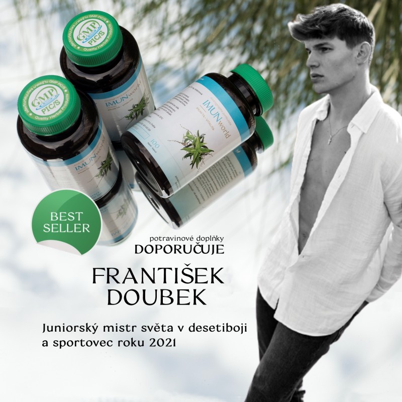 Potravinové doplňky od naší společnosti doporučuje juniorský mistr světa v desetiboji a sportovec roku 2021!