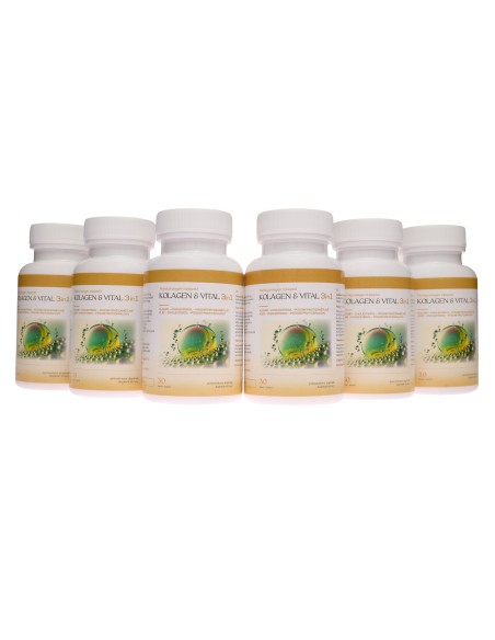 KOLAGEN & VITAL 3in1- Unikátní spojení - Kolagen mořský, Kurkumovník dlouhý & Sezam černý