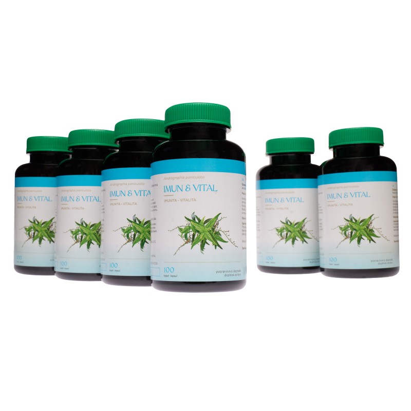 IMUNworld (nově IMUN & VITAL) - rodinné balení - 4 (+2 a doprava zdarma) - Právenka latnatá, 15x silnější než ostropestřec